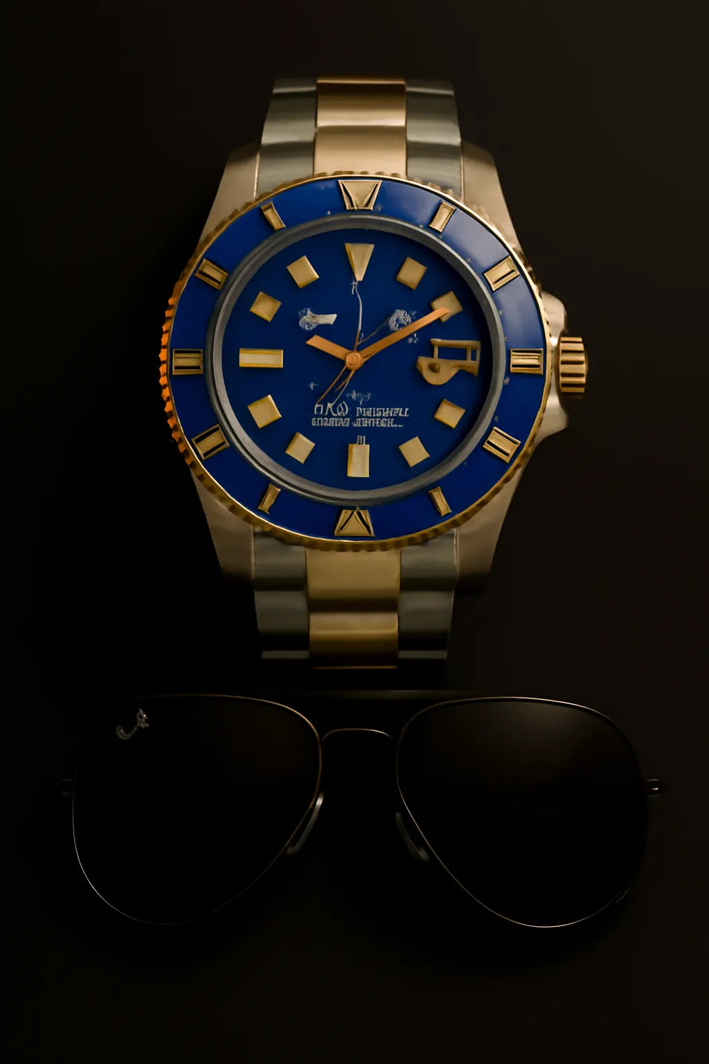 COMBO: Reloj Rolex Submariner y Gafas Rayban Aviador